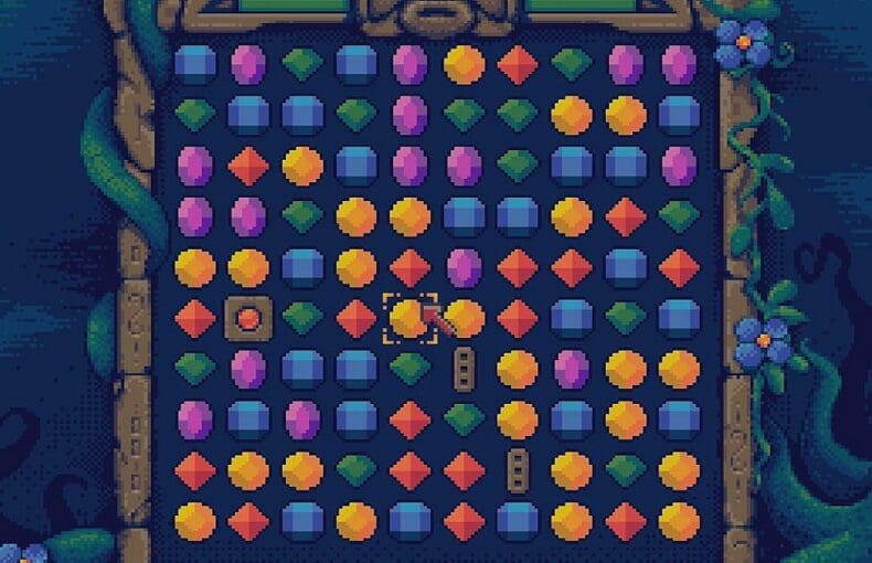 Indie Retro News: TapJewels - A Match-3 diamond/jewels style game is coming to an Amiga near you
