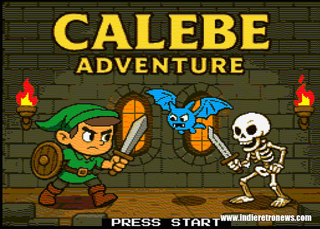 Calebe Adventure - A new 2D platformer released for the MSX by Paulo Pereira Gonçalves & Calebe Rodrigues Gonçalves