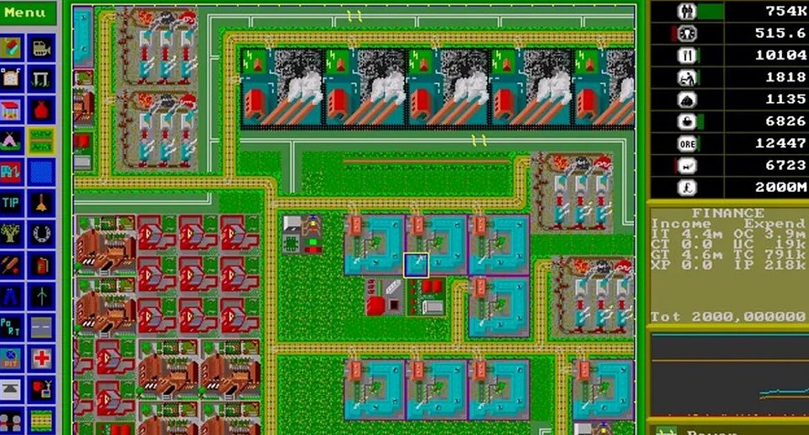 Indie Retro News: Lincity - A SimCity style game is in development for the Amiga 68k by paulthetall