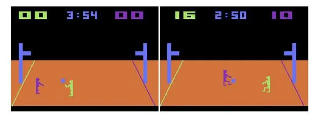 Atari 2600 Encyclopedia: Do you know Basketball?