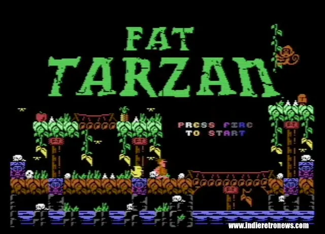 Fat Tarzan - This upcoming platformer for the C64 looks fantastic!