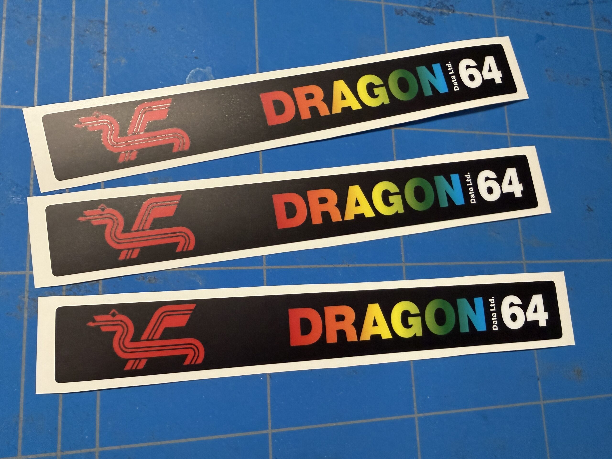 Dragon 64 top badge