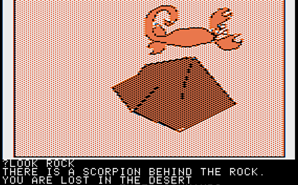 A Scorpion Behind the Rock - Then and Now