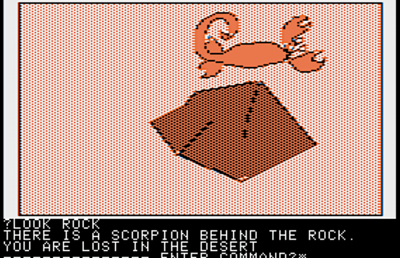 A Scorpion Behind the Rock - Then and Now