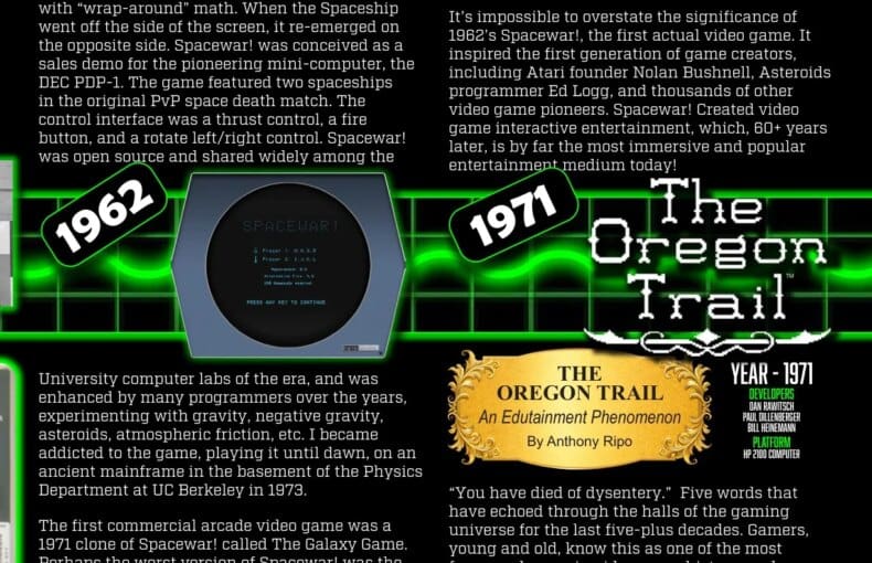 SpaceWar! The First Computer Game - by Eugene Jarvis