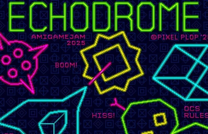 Indie Retro News: Echodrome - This Commodore Amiga game by PixelPlop is fantastic!