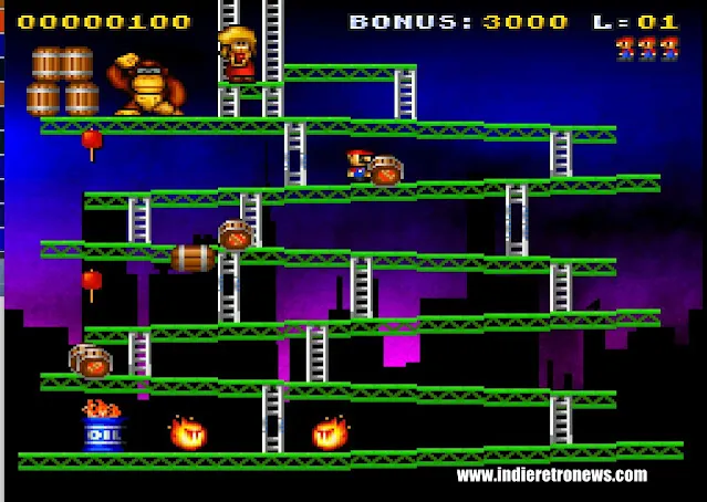 Classic Kong - An Iconic arcade game now reimagined for the Atari Jaguar