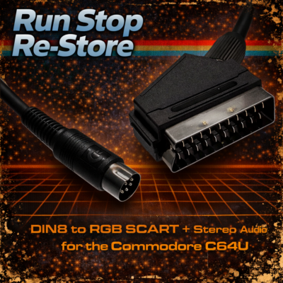 RGB SCART & Stereo Audio cable for the C64 Ultimate