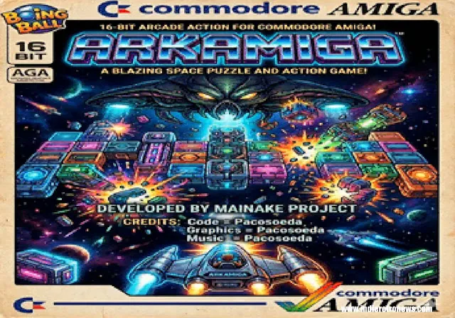 Arkamiga - Mainake Project revives classic Arcade action with this latest Arkanoid clone