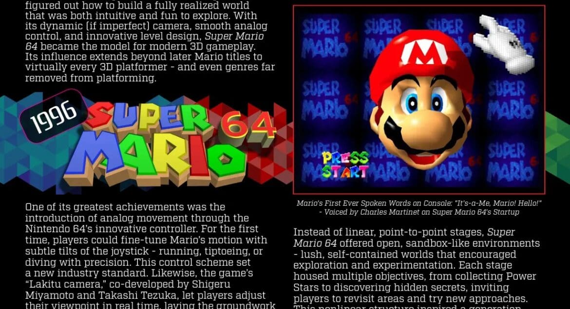 Super Mario 64 - by Brett Weiss