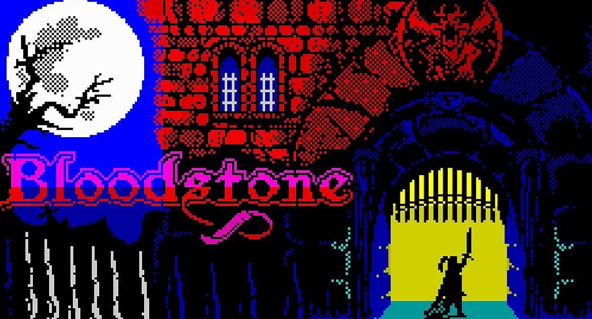 Indie Retro News: Bloodstone - This new ZX Spectrum 128k game published by ZXOnline looks gorgeous!