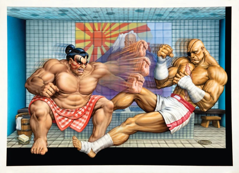 Original Street Fighter II art now available for purchase
