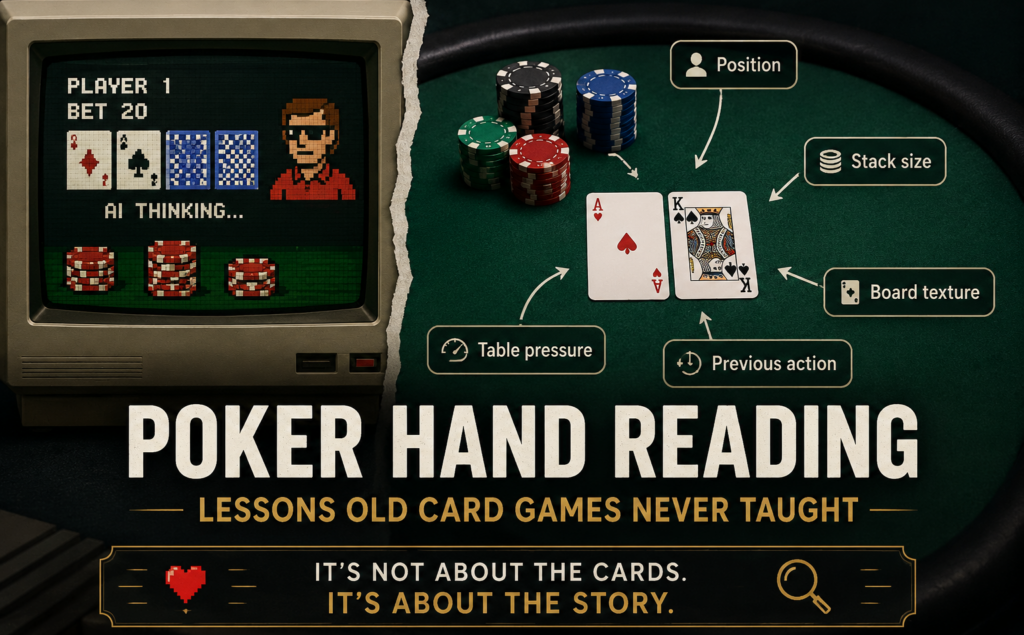 Poker Hand Reading Lessons Old Card Games Never Taught