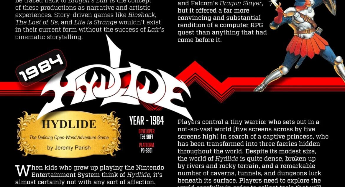 Hydlide - Jeremy Parish - Old School Gamer Magazine