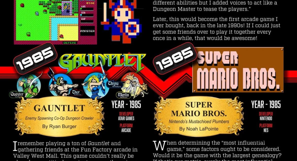 Gauntlet / Super Mario Bros. - by Ryan Burger & Noah LaPointe
