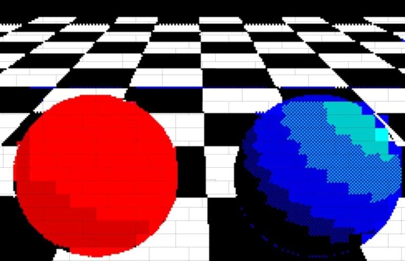 --=O O=-- - Briefer666’s new ZX Spectrum game turns screen-painting into a frantic duel