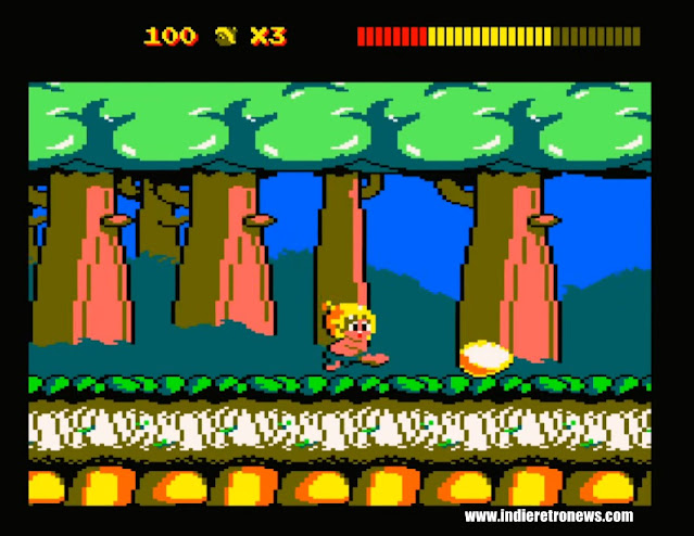 Wonder Boy Remake - A fabulous remake for the Amstrad 128k is teased again with some demo footage!