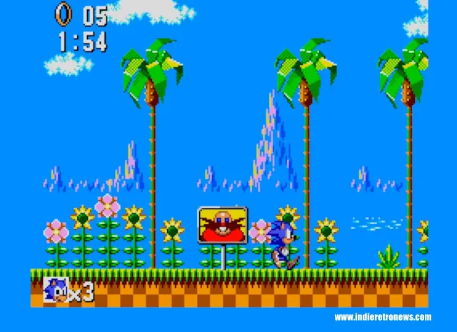 Sonic Spectrum Next - Sonic The Hedgehog comes over to the Spectrum NEXT via dave18