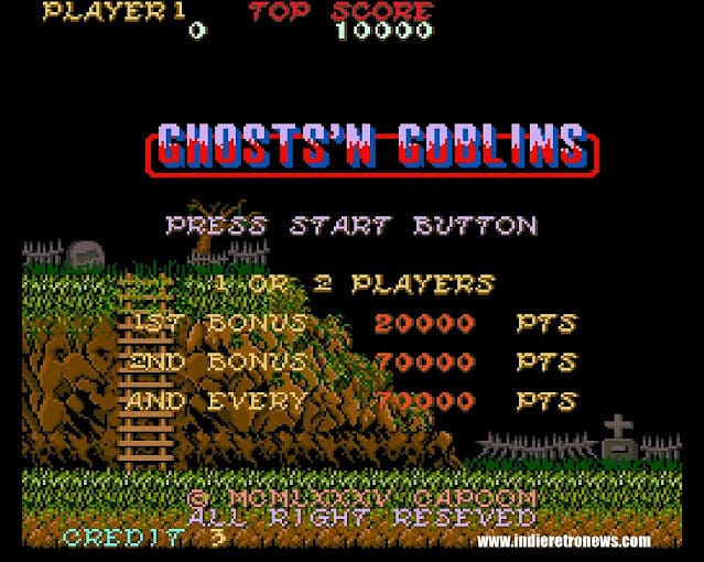 HOT NEWS as Ghosts'n Goblins has arrived as a Commodore Amiga AGA edition via JOTD!