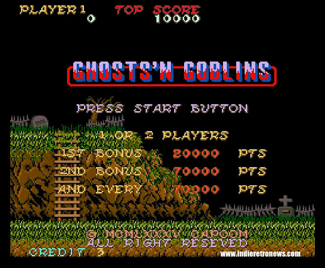 HOT NEWS as Ghosts'n Goblins has arrived as a Commodore Amiga AGA edition via JOTD!
