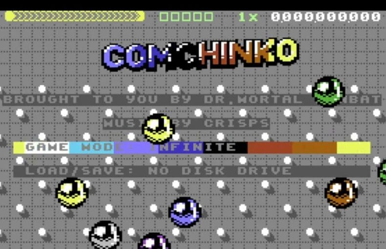 Indie Retro News: Comchinko - Let your balls drop in this new C64 game by drmortalwombat