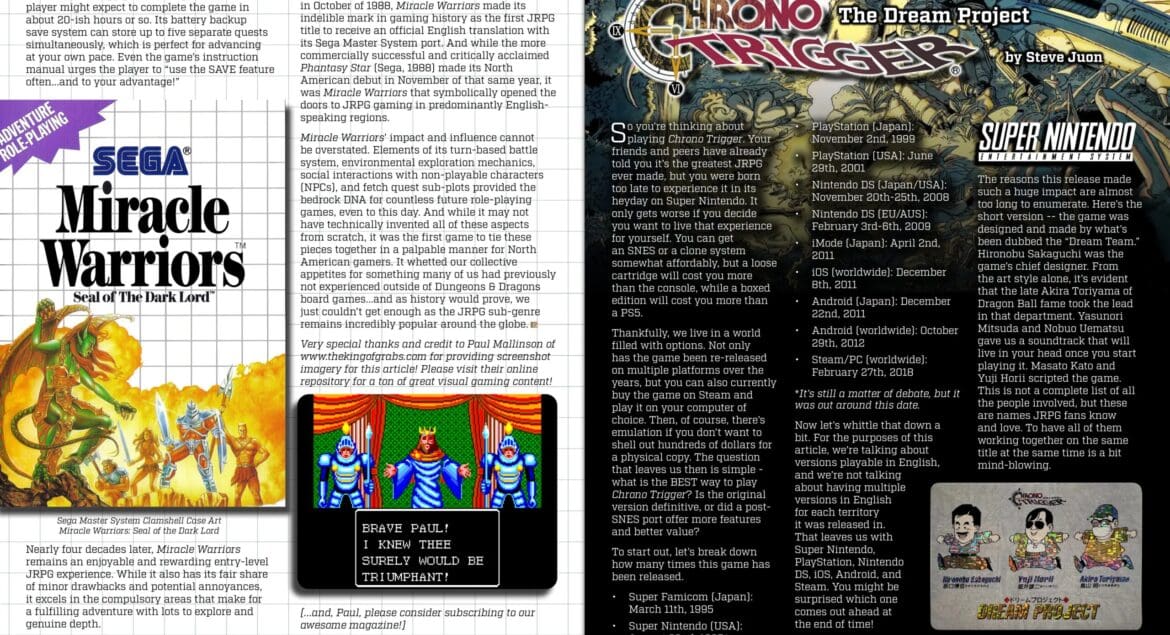 Chrono Trigger: The Dream Project - by Steve Juon
