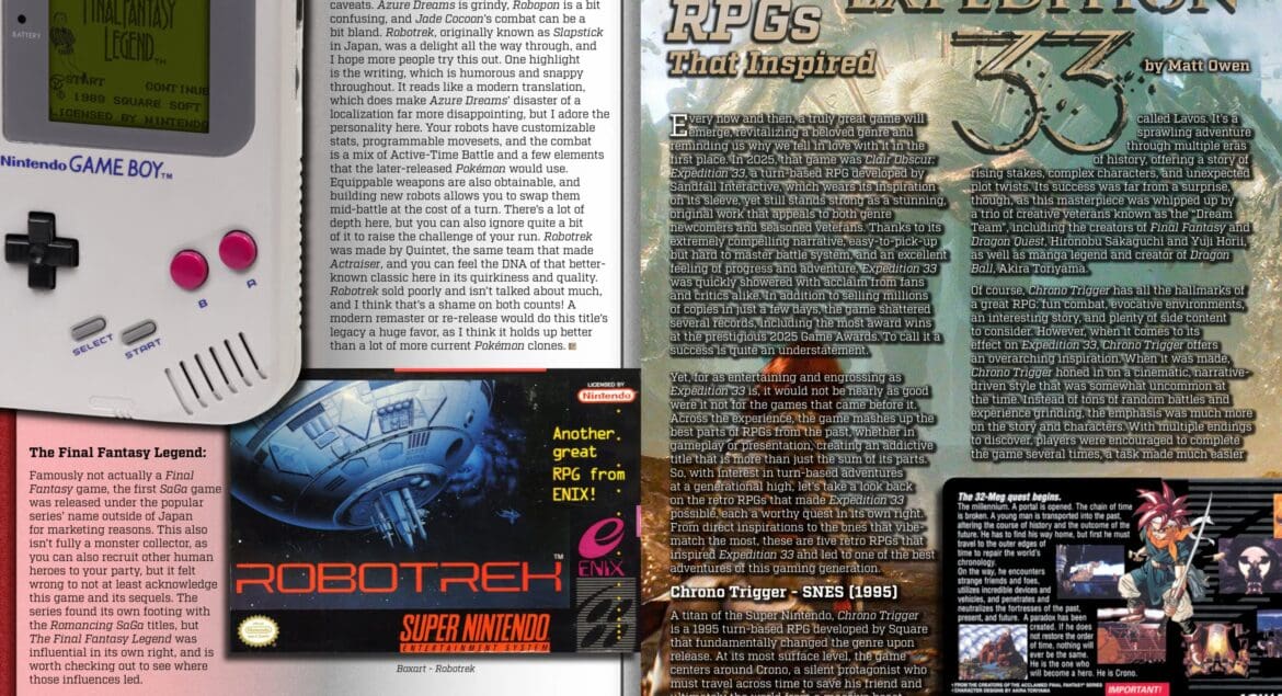 The Retro RPGs that Inspired - by Matt Owen