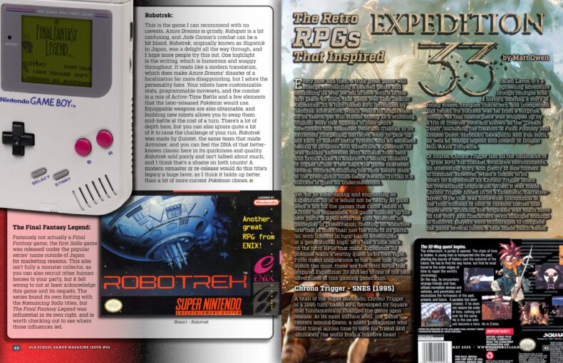 The Retro RPGs that Inspired - by Matt Owen