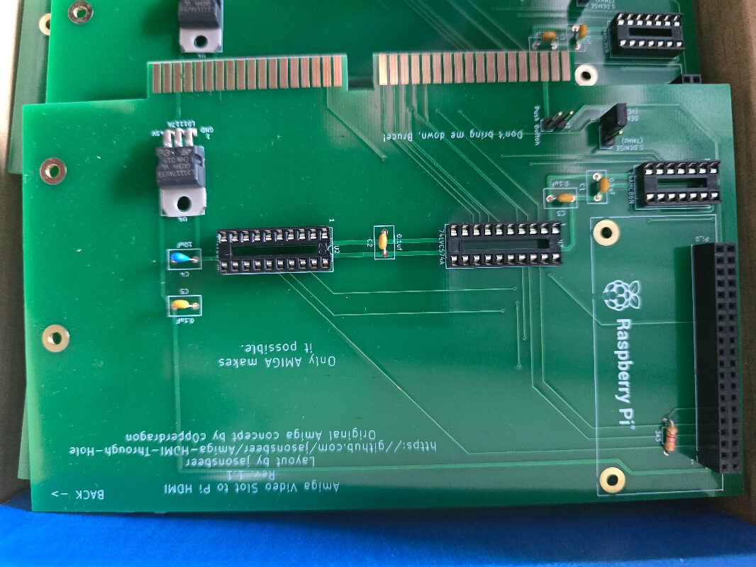 Amiga 2000 HDMI adapter PCB board only