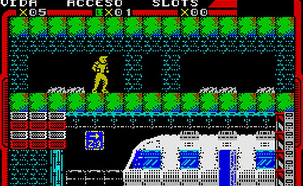 Indie Retro News: GLITCHSIST - A striking new action-platformer built for the ZX Spectrum by Tartessos Games