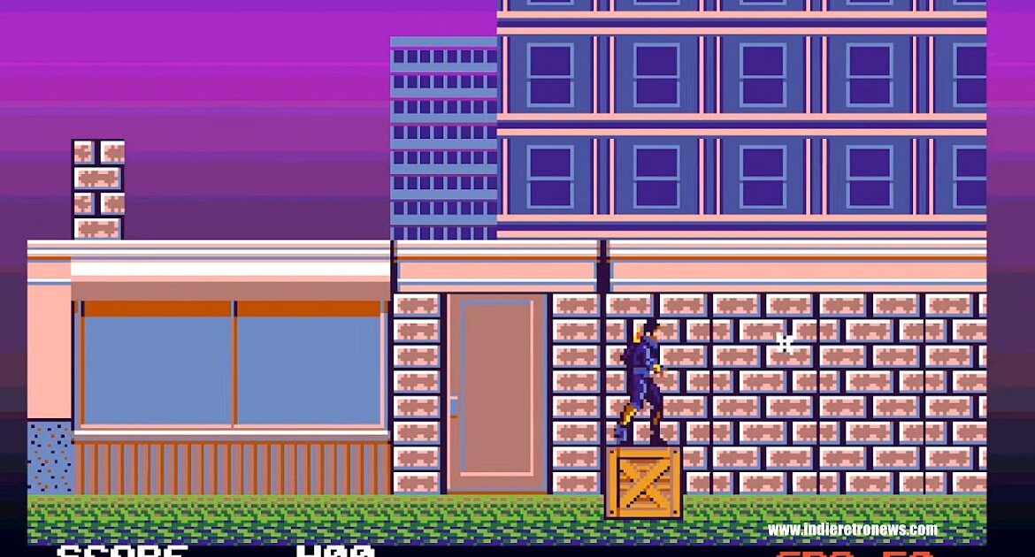 Indie Retro News: Shinobi - A proof of concept for the Amiga, as the original version was graphically terrible!