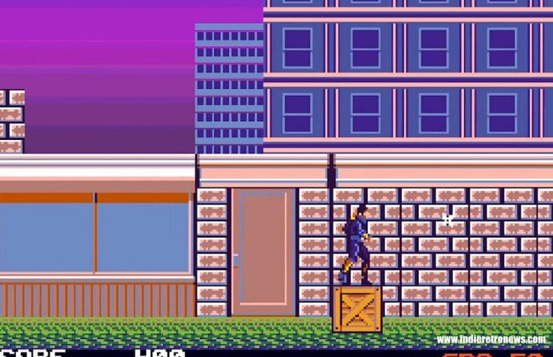 Indie Retro News: Shinobi - A proof of concept for the Amiga, as the original version was graphically terrible!