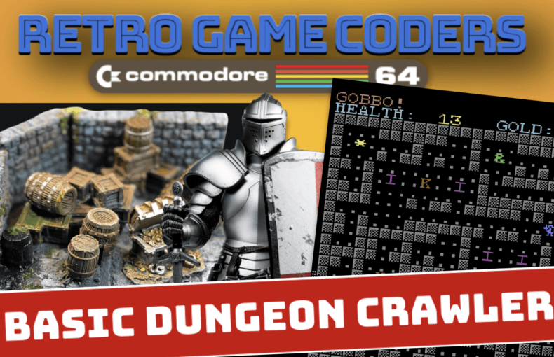 Commodore 64 BASIC Dungeon Crawler (C64 BASIC Part 7)
