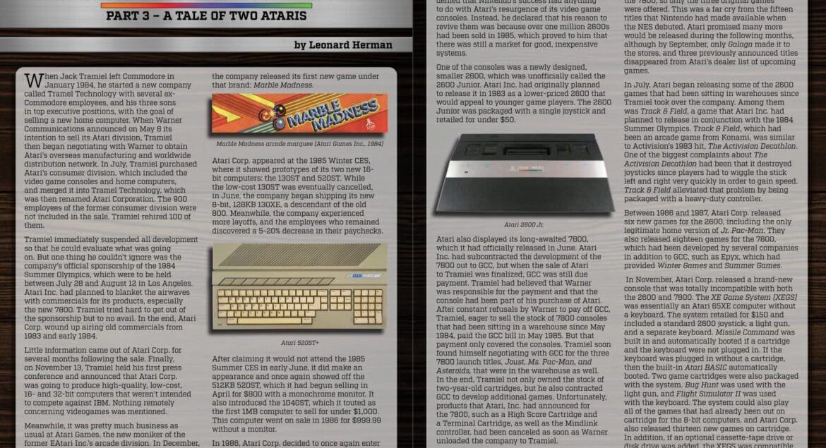 INNOVATIVE LEISURE: A HISTORY OF ATARI - by Leonard Herman