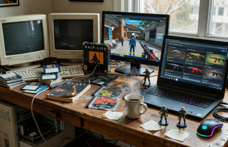 Do Modding de Quake e Half-Life às Skins de CS:GO: A Evolução da Personalização