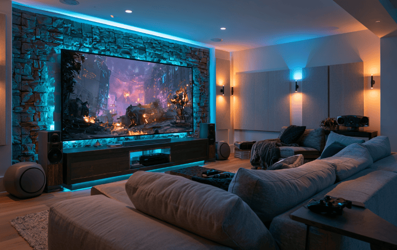 How to Add Room-Filling Sound to a Home Game Room or Man Cave