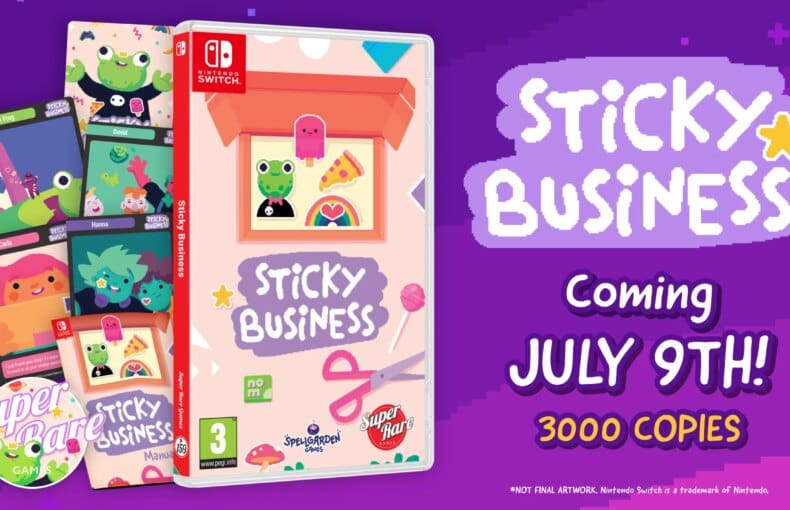 Sticky Business Coming to Switch Physical!