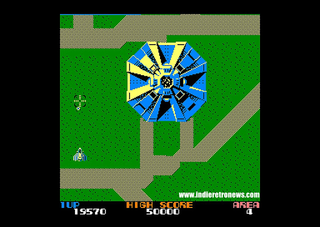 Xevious 128k - Arcade classic Xevious gets a 128k edition for the Amstrad CPC via Easter Egg