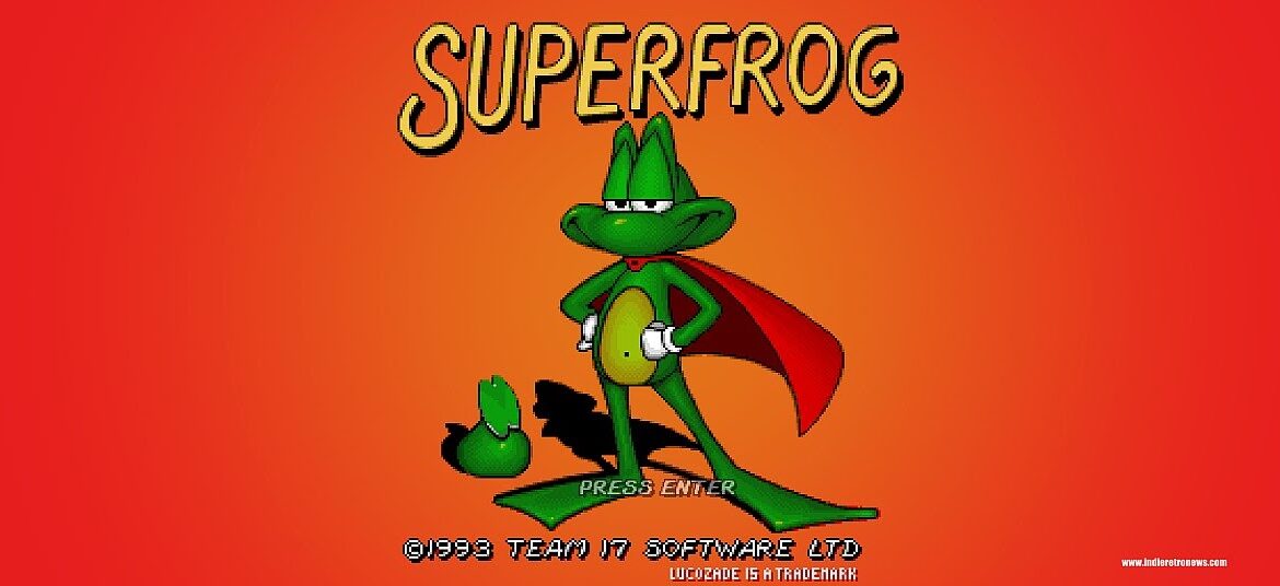 Indie Retro News: Frog - Amiga classic Superfrog goes Ultrawide in this unofficial re-release by Almost There Games