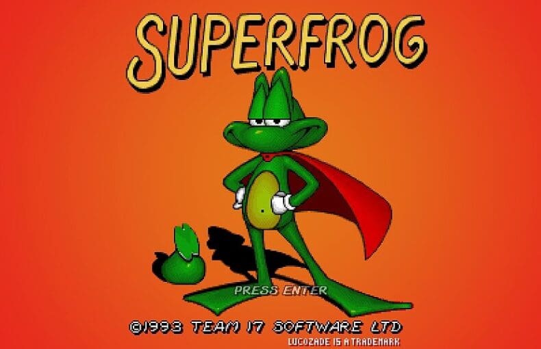 Indie Retro News: Frog - Amiga classic Superfrog goes Ultrawide in this unofficial re-release by Almost There Games