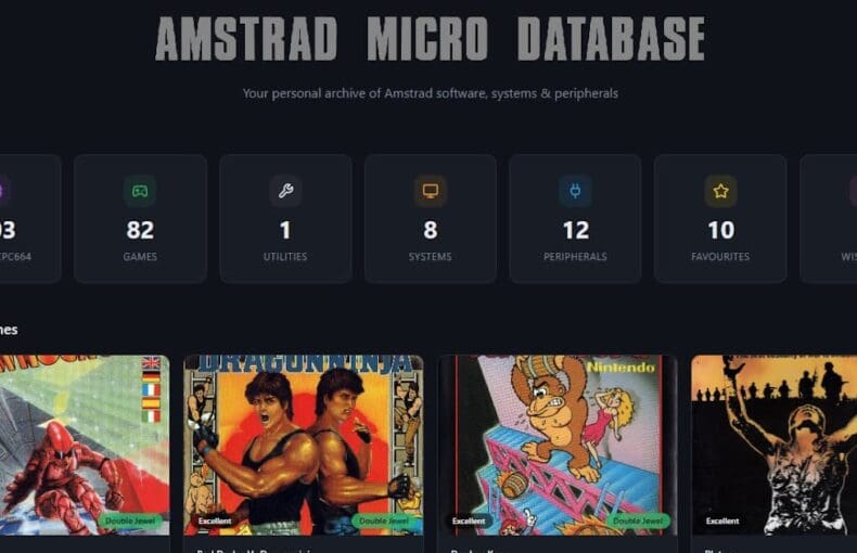 Indie Retro News: Amstrad Micro Database