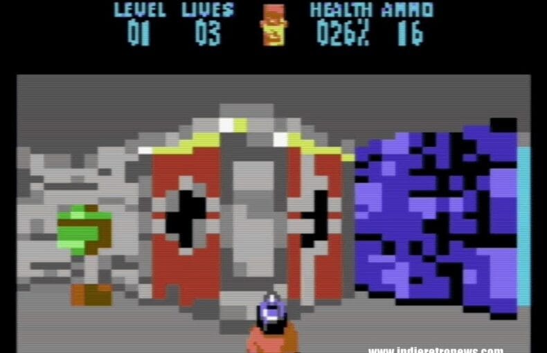 Indie Retro News: Wolf64 - Wolfenstein 3D comes over to the C64 via Kweepa