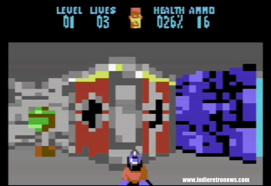 Indie Retro News: Wolf64 - Wolfenstein 3D comes over to the C64 via Kweepa