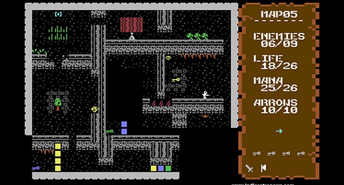 Indie Retro News: Warlock - A top down action slasher by Haplo is previewed for the C64
