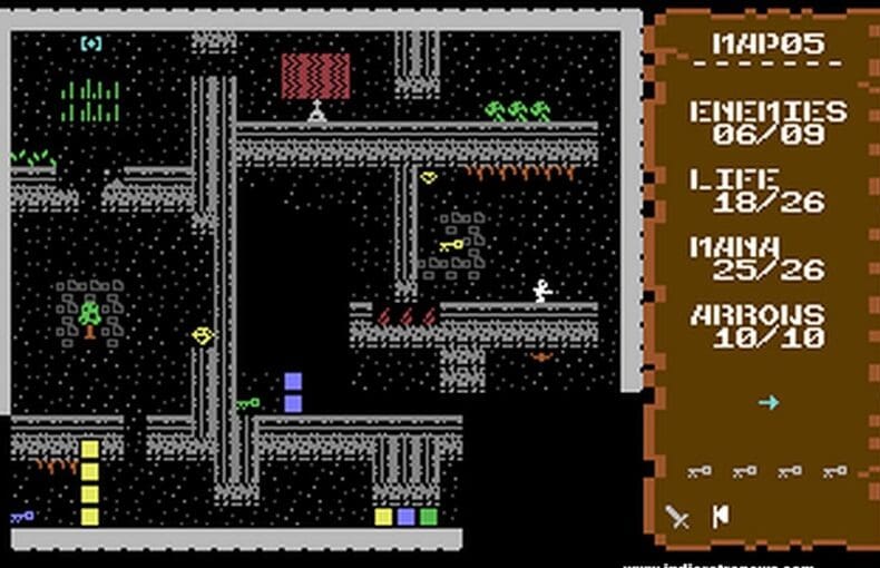 Indie Retro News: Warlock - A top down action slasher by Haplo is previewed for the C64