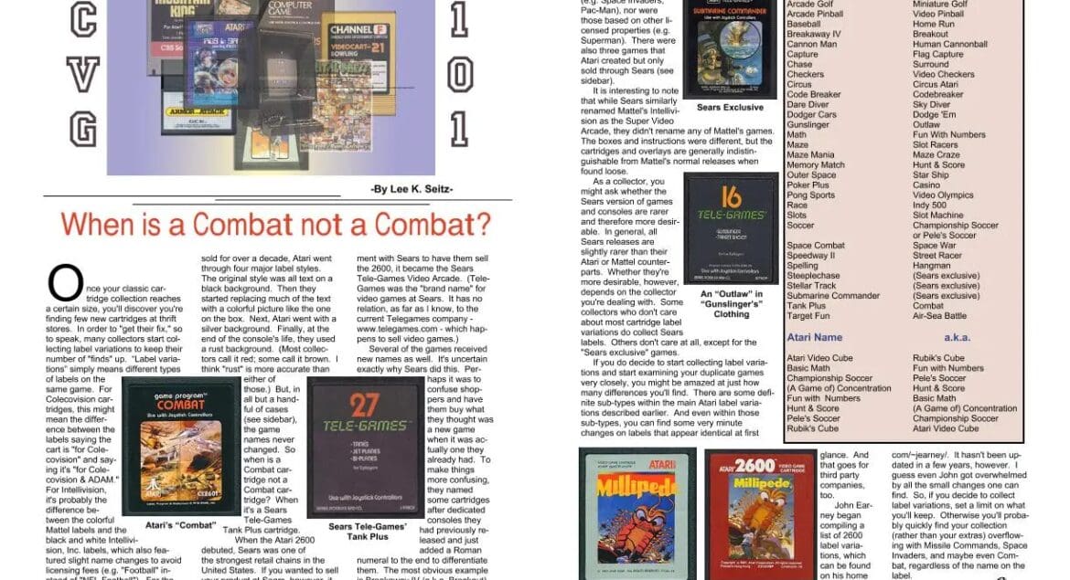 When is a Combat not a Combat? By Lee K. Seitz