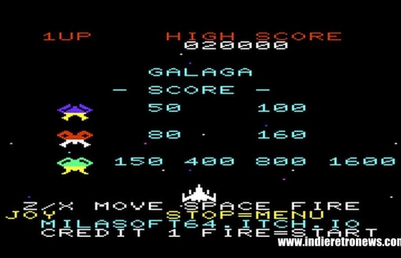 Indie Retro News: Galaga - A fast-paced VIC-20 tribute to Namco’s arcade classic!