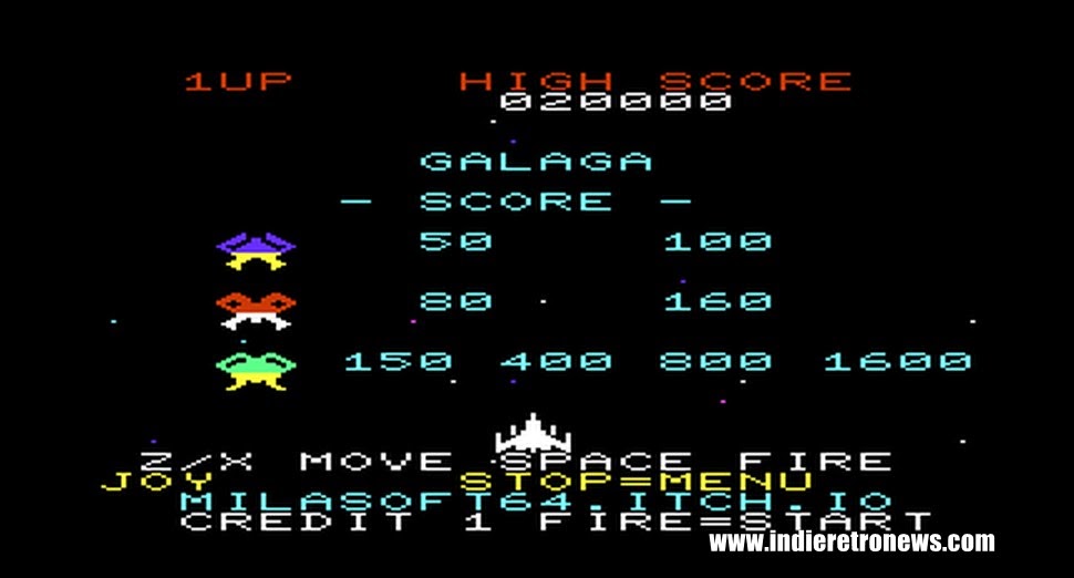 Indie Retro News: Galaga - A fast-paced VIC-20 tribute to Namco’s arcade classic!