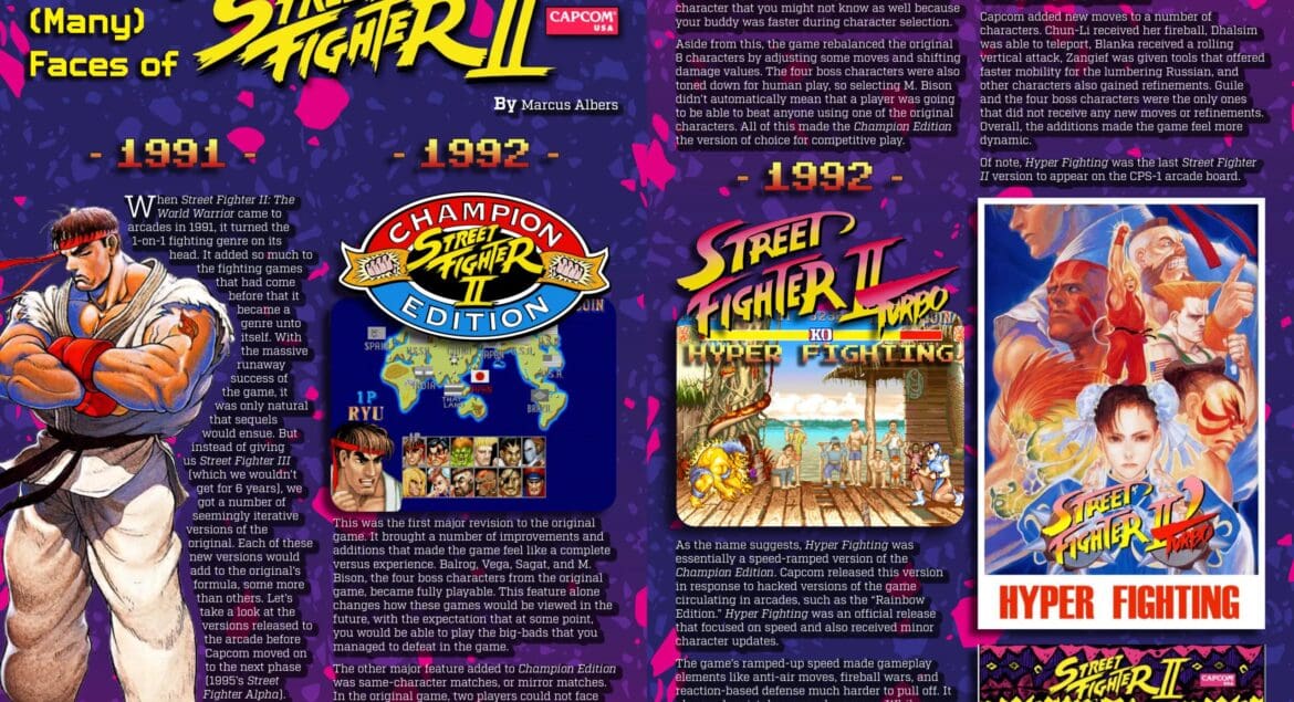 The Many Faces of Street Fighter II - by Marcus Albers