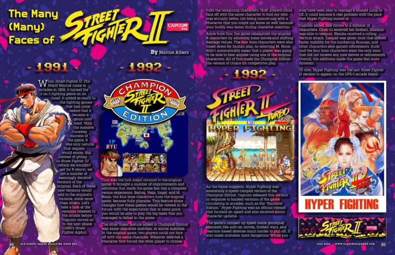 The Many Faces of Street Fighter II - by Marcus Albers
